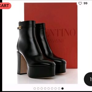 Valentino Women's Black Heeled Boots